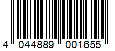Barcode 4044889001655