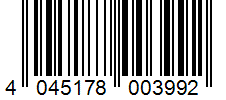 Barcode 4045178003992