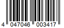 Barcode 4047046003417