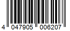 kod kreskowy ean 4047905006207