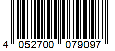 Barcode 4052700079097