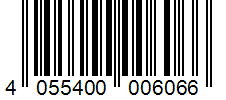 Barcode 4055400006066