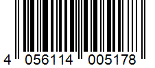 Barcode 4056114005178