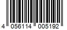 Barcode 4056114005192