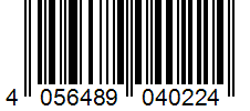 Barcode 4056489040224