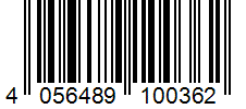 Barcode 4056489100362
