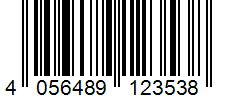 Barcode 4056489123538