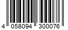 Barcode 4058094300076