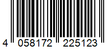 Barcode 4058172225123