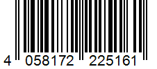 Barcode 4058172225161