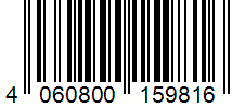 Barcode 4060800159816