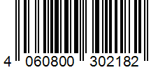 Barcode 4060800302182