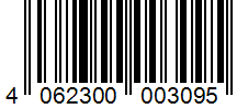 Barcode 4062300003095