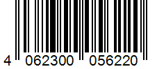Barcode 4062300056220