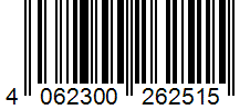 Barcode 4062300262515