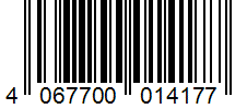 Barcode 4067700014177