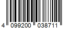 Barcode 4099200038711