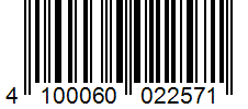 Barcode 4100060022571