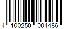 Barcode 4100250004486