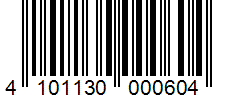 Barcode 4101130000604