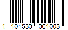 Barcode 4101530001003