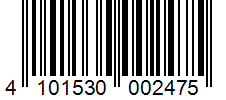 Barcode 4101530002475