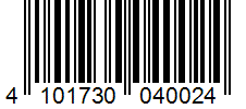 Barcode 4101730040024