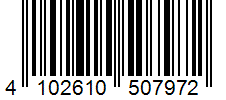 Barcode 4102610507972