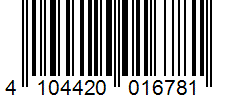 Barcode 4104420016781