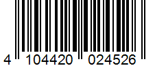 Barcode 4104420024526
