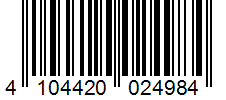 Barcode 4104420024984