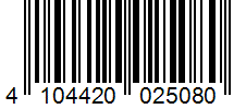Barcode 4104420025080