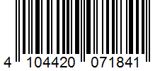 Barcode 4104420071841