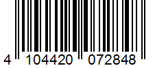 Barcode 4104420072848