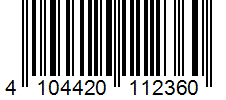 Barcode 4104420112360
