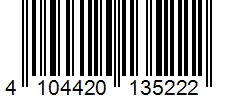 Barcode 4104420135222