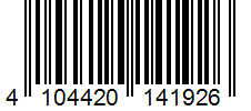 Barcode 4104420141926