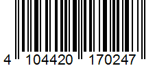 Barcode 4104420170247