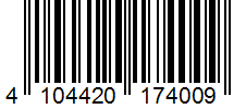 Barcode 4104420174009
