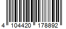 Barcode 4104420178892