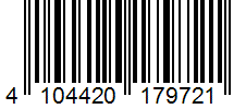 Barcode 4104420179721