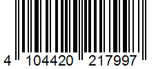 Barcode 4104420217997