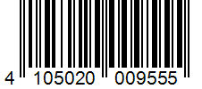 Barcode 4105020009555