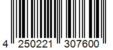 Barcode 4250221307600