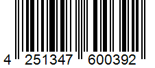 Barcode 4251347600392