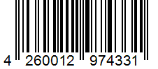 Barcode 4260012974331