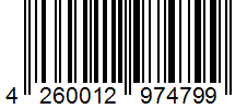 Barcode 4260012974799