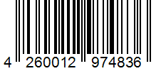 Barcode 4260012974836