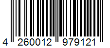 Barcode 4260012979121