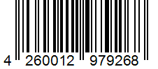 Barcode 4260012979268